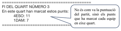 Resum del quart