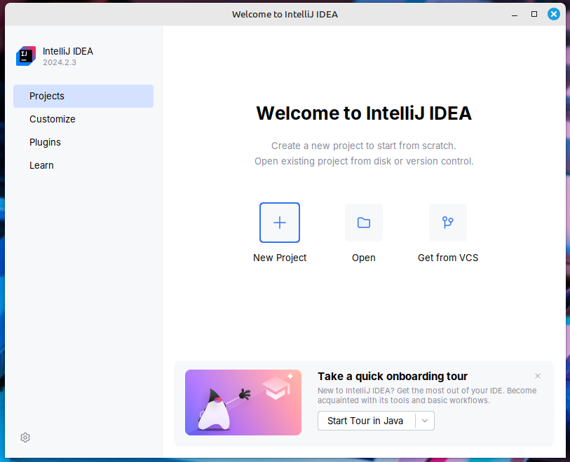 Benvinguda IntelliJ