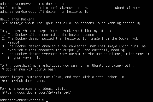 Hello World Docker