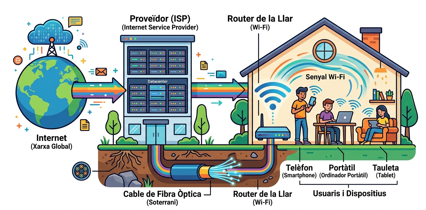 Com arriba Internet a casa