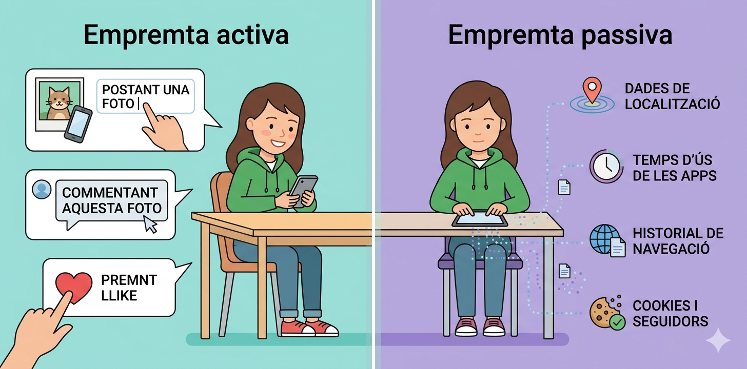 Empremta digital activa i passiva